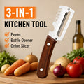 3in1 Peeler Knife Stainless Steel | Multifunctional Fruit & Vegetable Peeler  & Bottle Opener